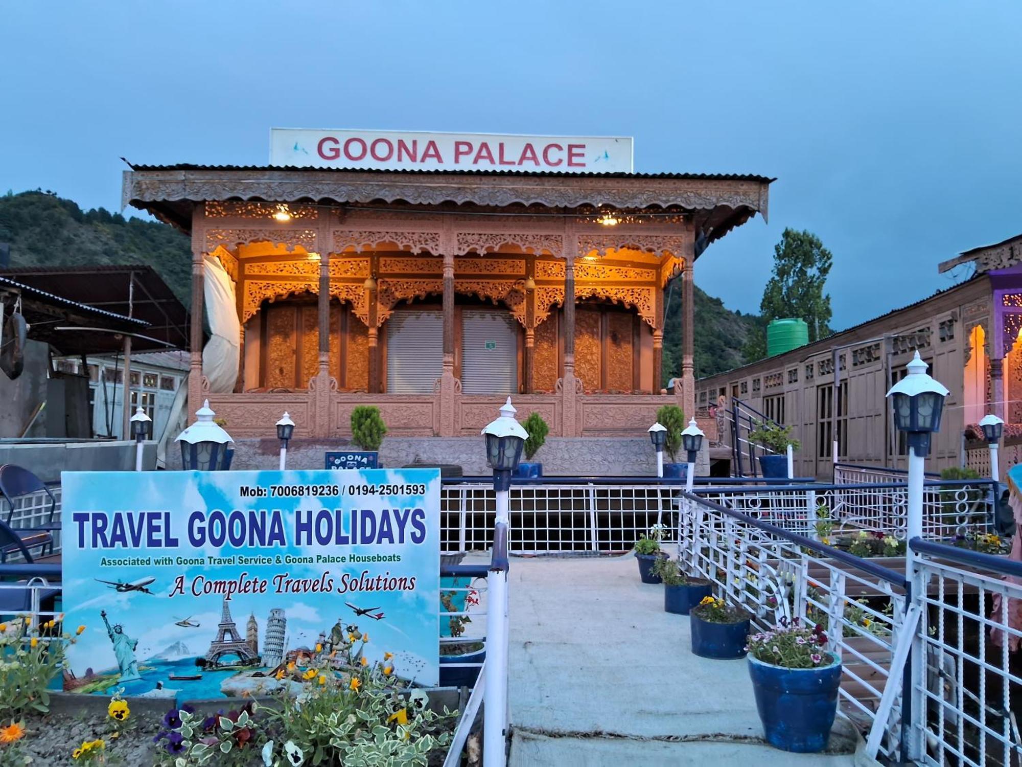 Goona Palace Houseboats Срінагар Екстер'єр фото